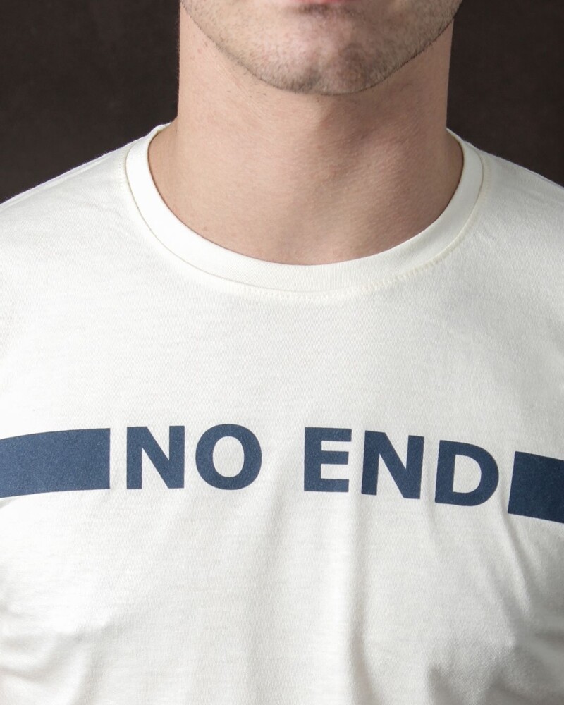 Remera Linea No End Crudo