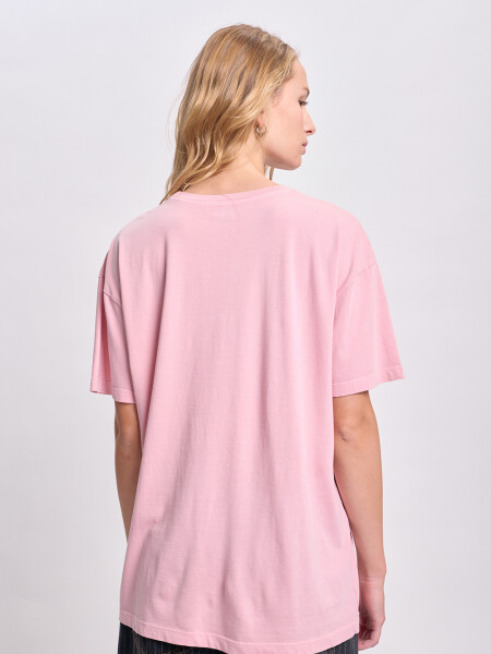 Remera oversize estampa Minnie Rosa
