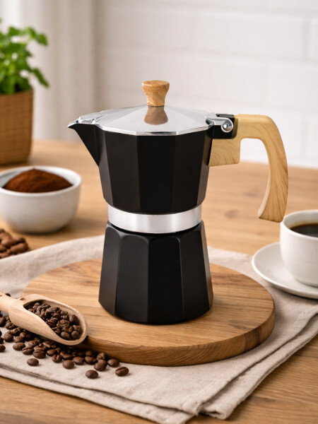 CAFETERA ITALIANA NEGRO (V)