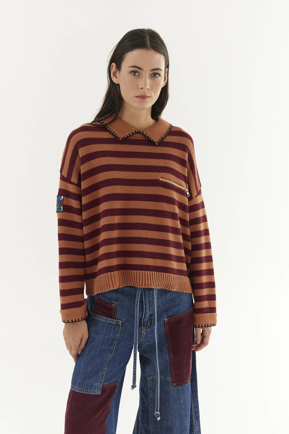 Sweater Boxy petroleo l