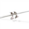 Caravanas Vintage Perlas españolas-Plata 925-Con Perla y zirconia-CA3253 conperla