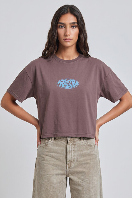 T-SHIRT ERIKA RUSTY MarrÓn