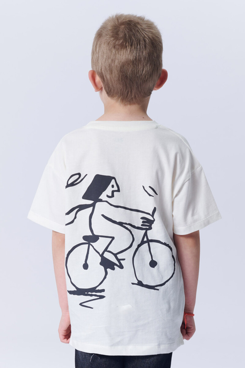 Remera estampada Comic Blanca