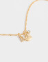 Cadena Corta con Dije De inicial Cadena Corta Con Dije De Inicial "d" - Dorado