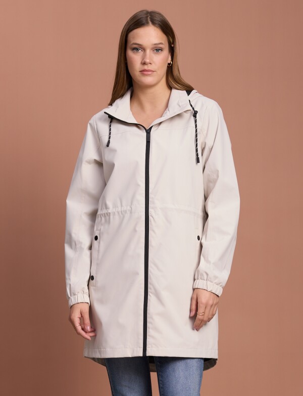 Gabardina Water Repellent BEIGE CLARO