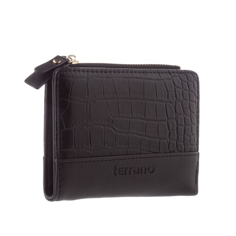 Monedero Crocco Negro