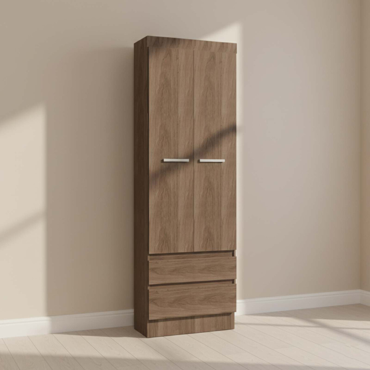 PLACARD ROPERO - 2 PUERTAS MDP MARRON 0200R VIENA 