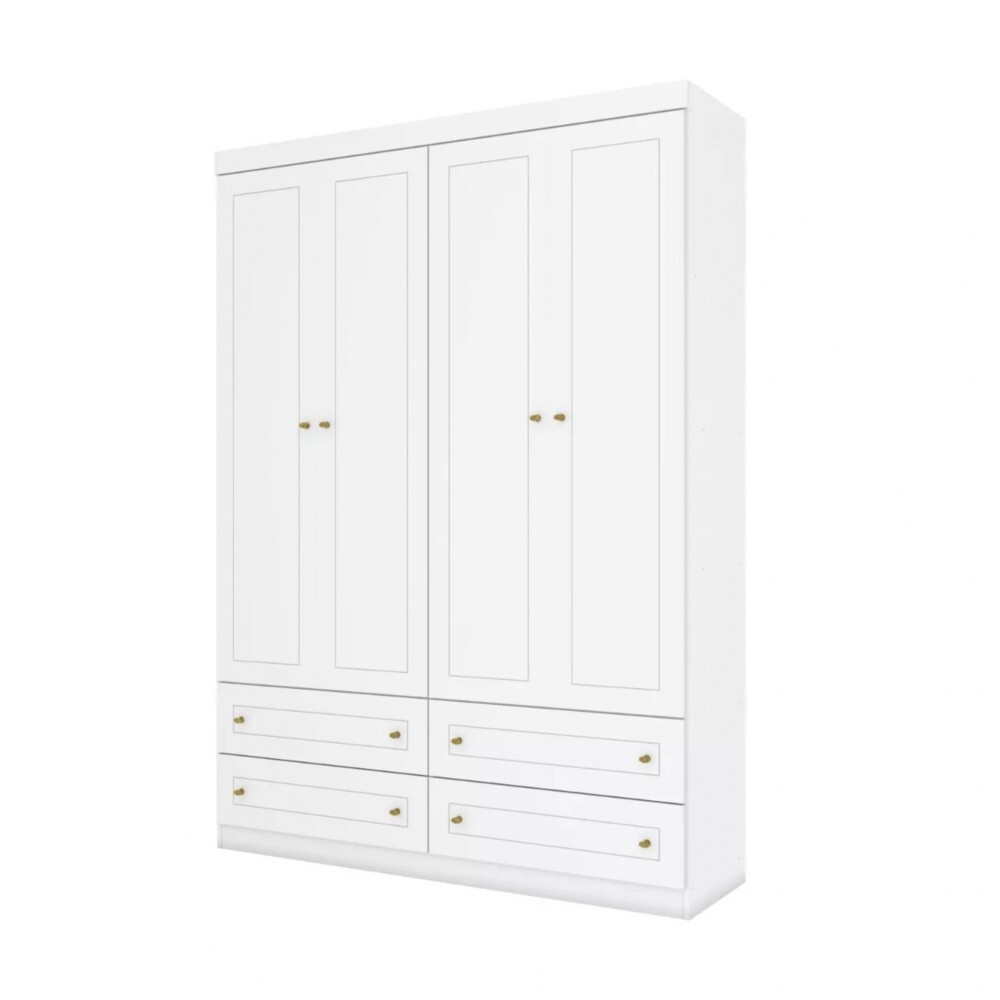 Ropero Americano - 4 puertas 4 cajones - MDF y MDP Ropero Americano - 4 puertas 4 cajones - MDF y MDP