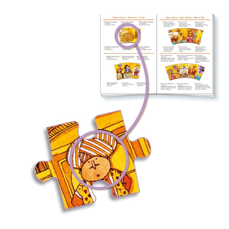 Puzzle observación Circula D:65 cm 350 Pcs 7+ Djeco - Historia Puzzle Observación Circula D:65 Cm 350 Pcs 7+ Djeco - Historia