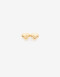 Aros Pasantes Metal Aros Pasantes De Acero Corazón - Dorado