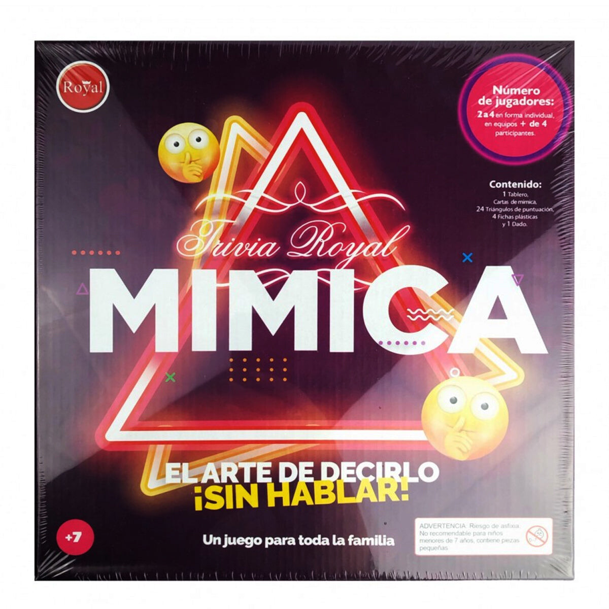 Juego De Mesa Familiar Royal Trivia Mímica Original 