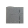 Respaldo Queen Madera y Tela - London 160 Gris