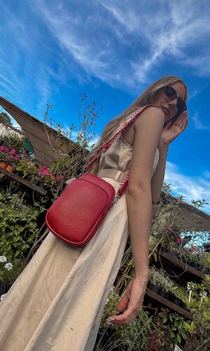 PHONEBAG / PORTA CELULAR VALERIANA GRANATE