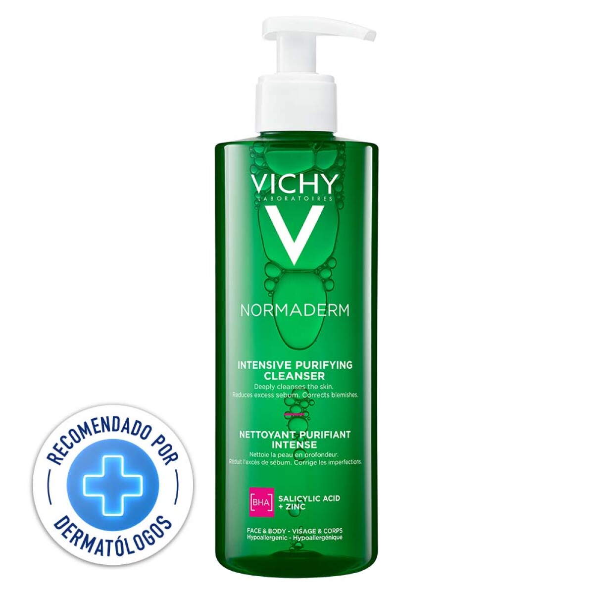 Vichy Normaderm Phytosolution Gel Purificante Concentrado 400ml de 