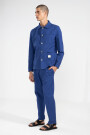 SEERSUCKER JACKET Blue