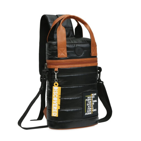 Mochila Matera Puffer Discovery Negro