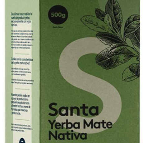 YERBA MATE SANTA NATIVA 500G YERBA MATE SANTA NATIVA 500G