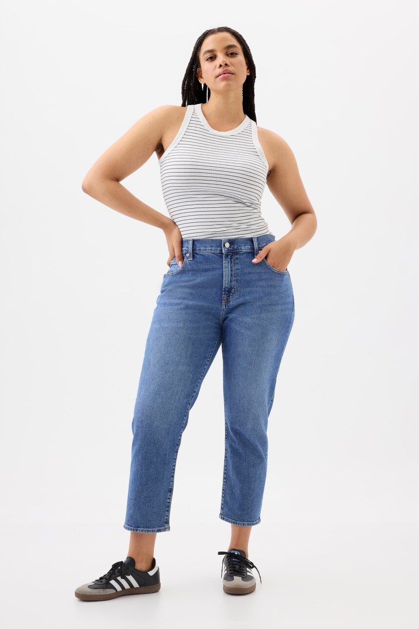 Jean Girlfriend Mujer Medium Wash