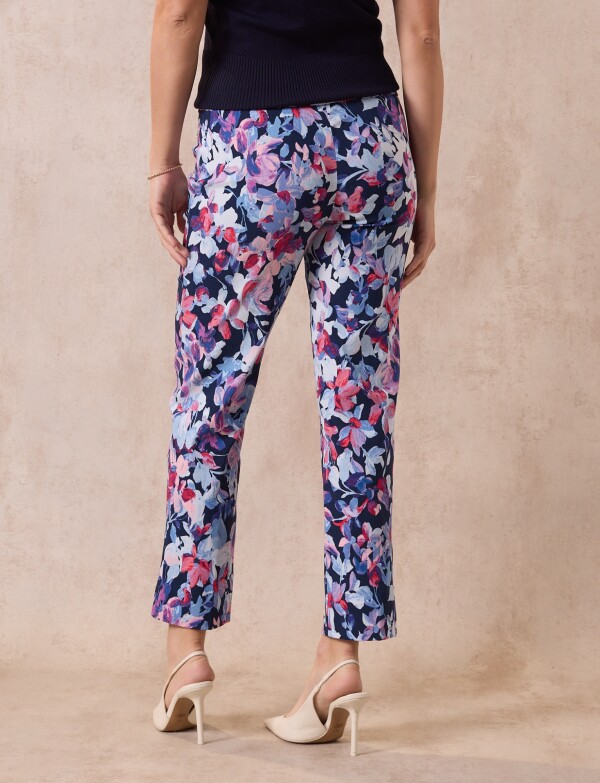 Pantalon Print MULTI/AZUL
