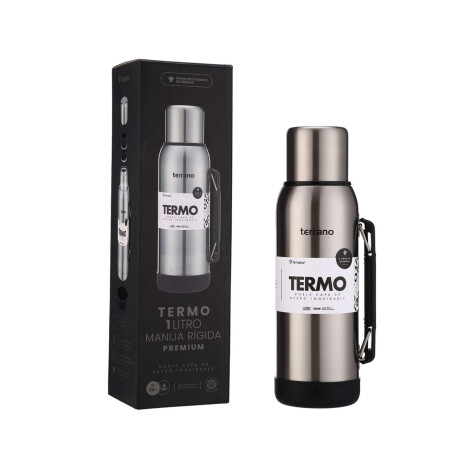 Termo Premium 1lt. Con base de Silicona Acero