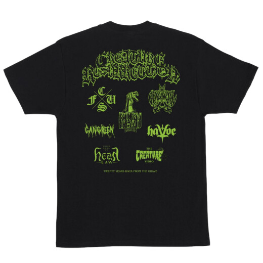 Remera Creature Resurrection - Negro Remera Creature Resurrection - Negro