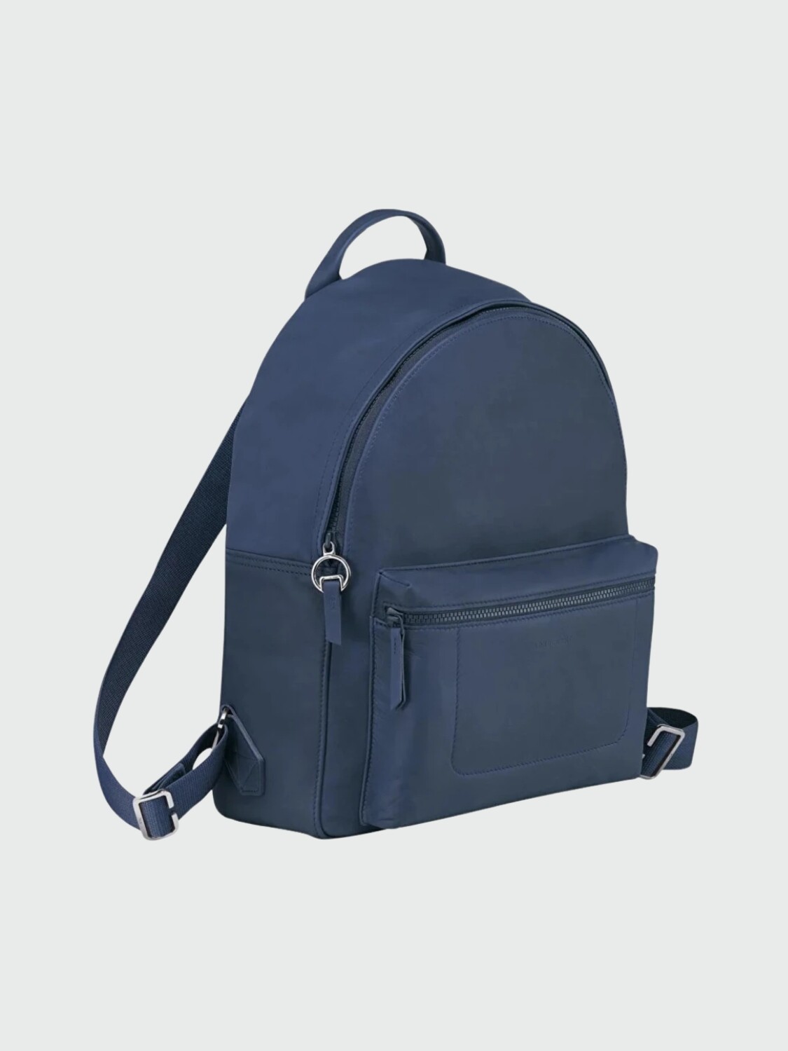 Longchamp -Mochila de cuero con bolsillos Azul
