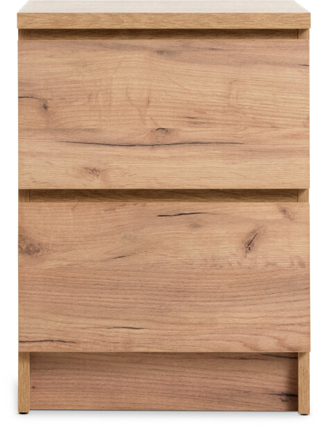 Mesa de luz LIMFJORDEN 2 cajones roble nat Mesa de luz LIMFJORDEN 2 cajones roble nat