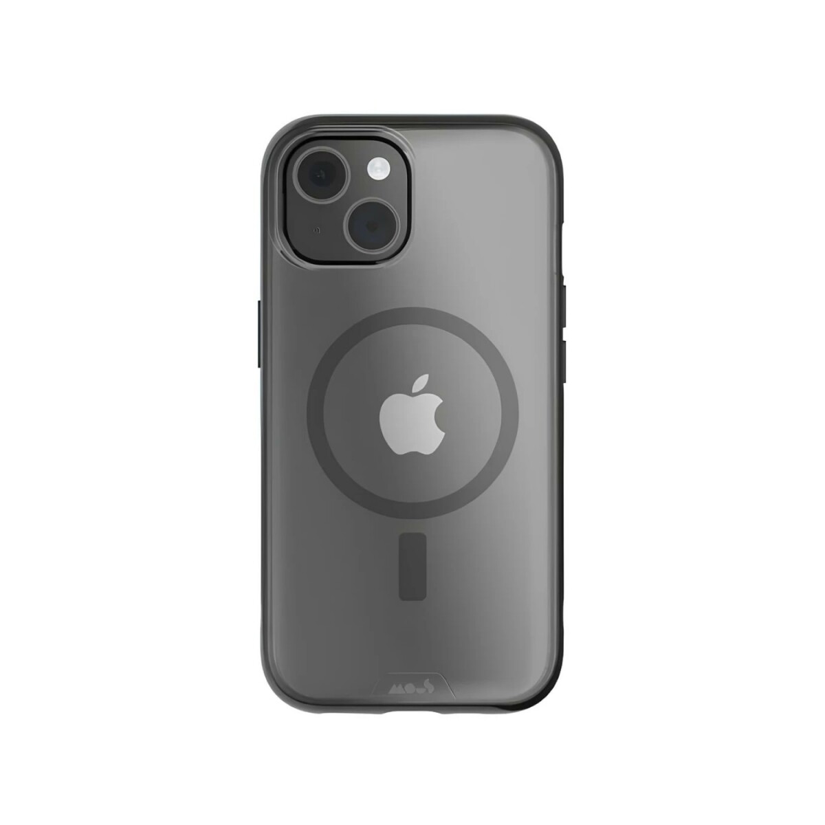 Case MOUS Clarity Para IPHONE 15 Con MagSafe - Negro 