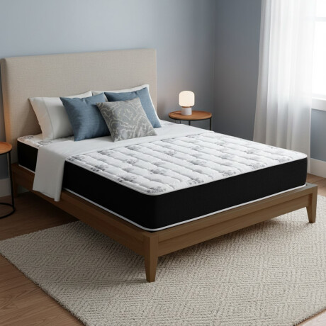 COLCHÓN DOS PLAZA REVERSIBLE ANTIÁCAROS ESPUMA - ALTURA 18 CM COLCHÓN DOS PLAZA REVERSIBLE ANTIÁCAROS ESPUMA - ALTURA 18 CM