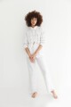 Camisa broderie blanco