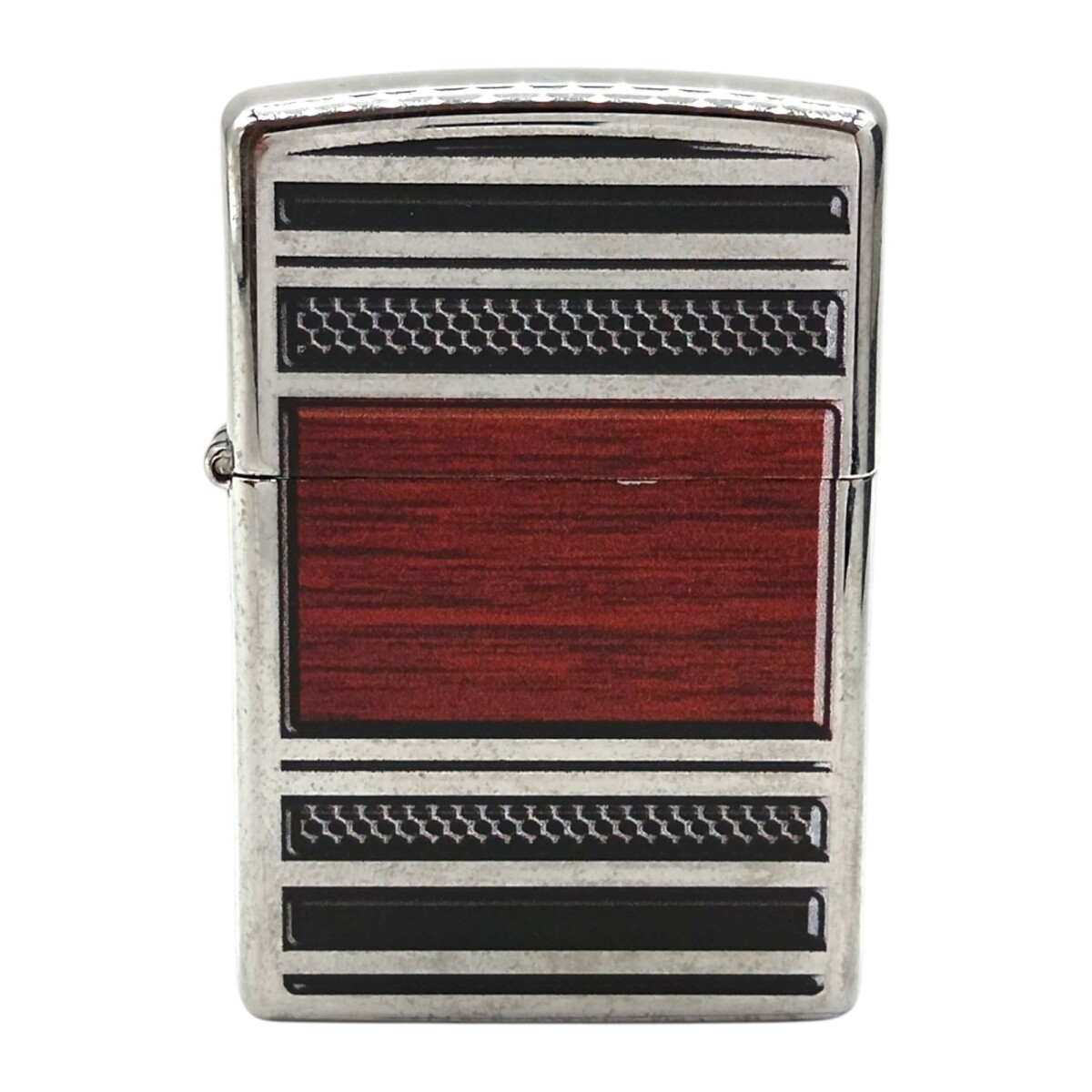Encendedor ZIPPO 28676 Steel and Wood - ZP286738 - plateadocombinado 