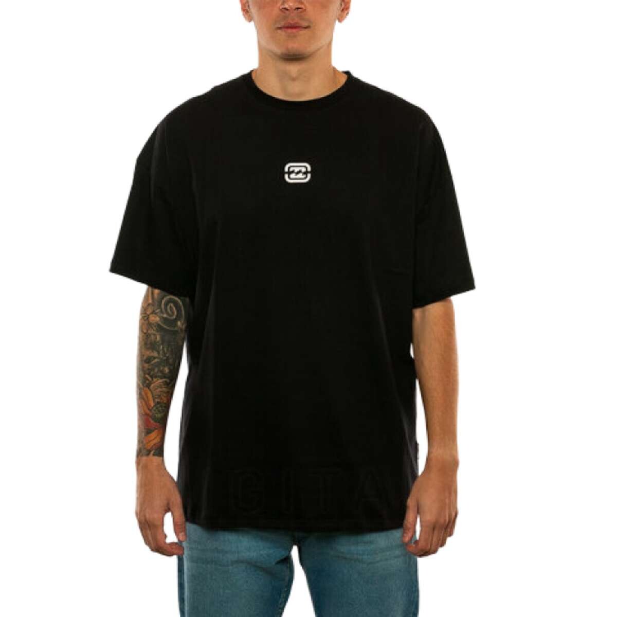 Remera Billabong Mini Bracket Over - Negro 