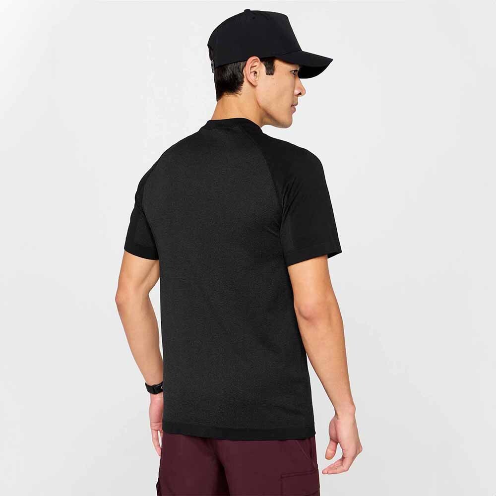 Polo Manga Corta Fit The Training Day Tee Hombre Black