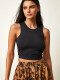 MUSCULOSA BELT NEGRO.