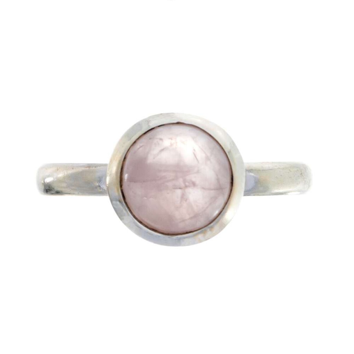 Anillo De Plata 925 - Cuarzo Rosa 