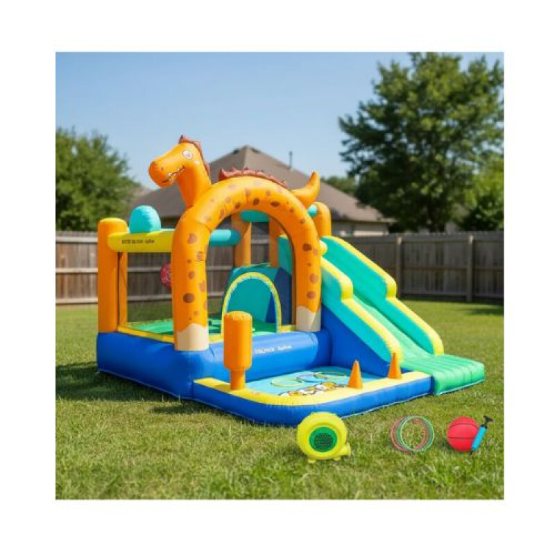 Castillo Inflable Dino Pelotero - Doctor Dolphin Castillo Inflable Dino Pelotero - Doctor Dolphin