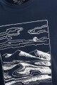 Camiseta Landscape Navy Blazer