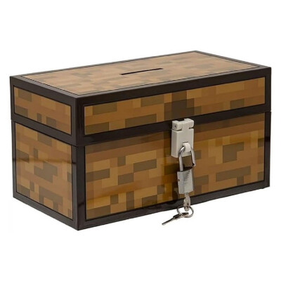 Minecraft Alcancía con candado Minecraft Alcancía con candado