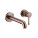Grifería Lavatorio Pared Signature Bronce Cepillado BRONCE-ROSE GOLD
