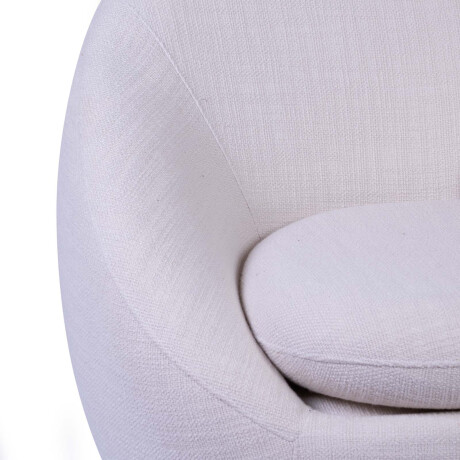 BUTACA GIRATORIA TELA NATURAL-BEIGE OSLO BEIGE