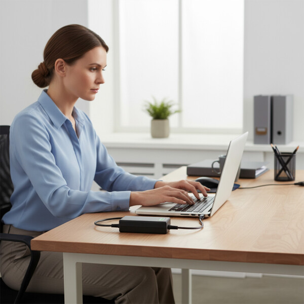 Cargador Laptop Notebook G-power Hp 19.5V 3.33A 65W 4.5X3.0 Color Negro