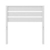 Respaldo 1 Plaza Madera maciza - Beauty / Charme Blanco