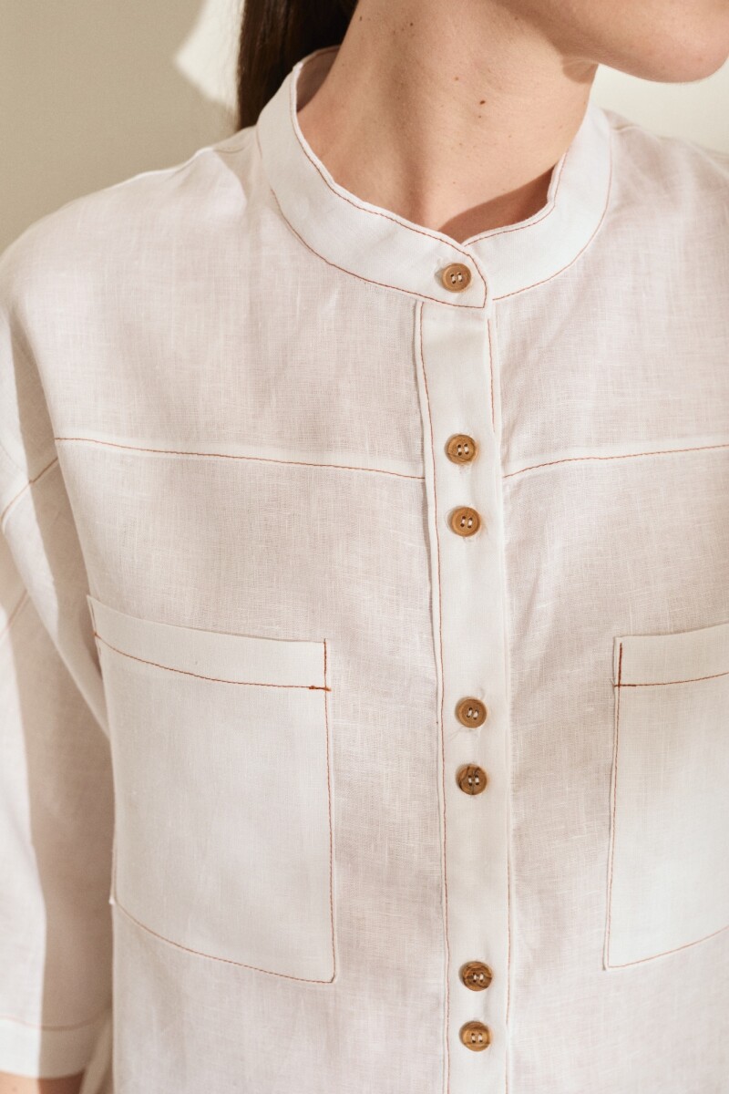 CAMISA ALA Blanco