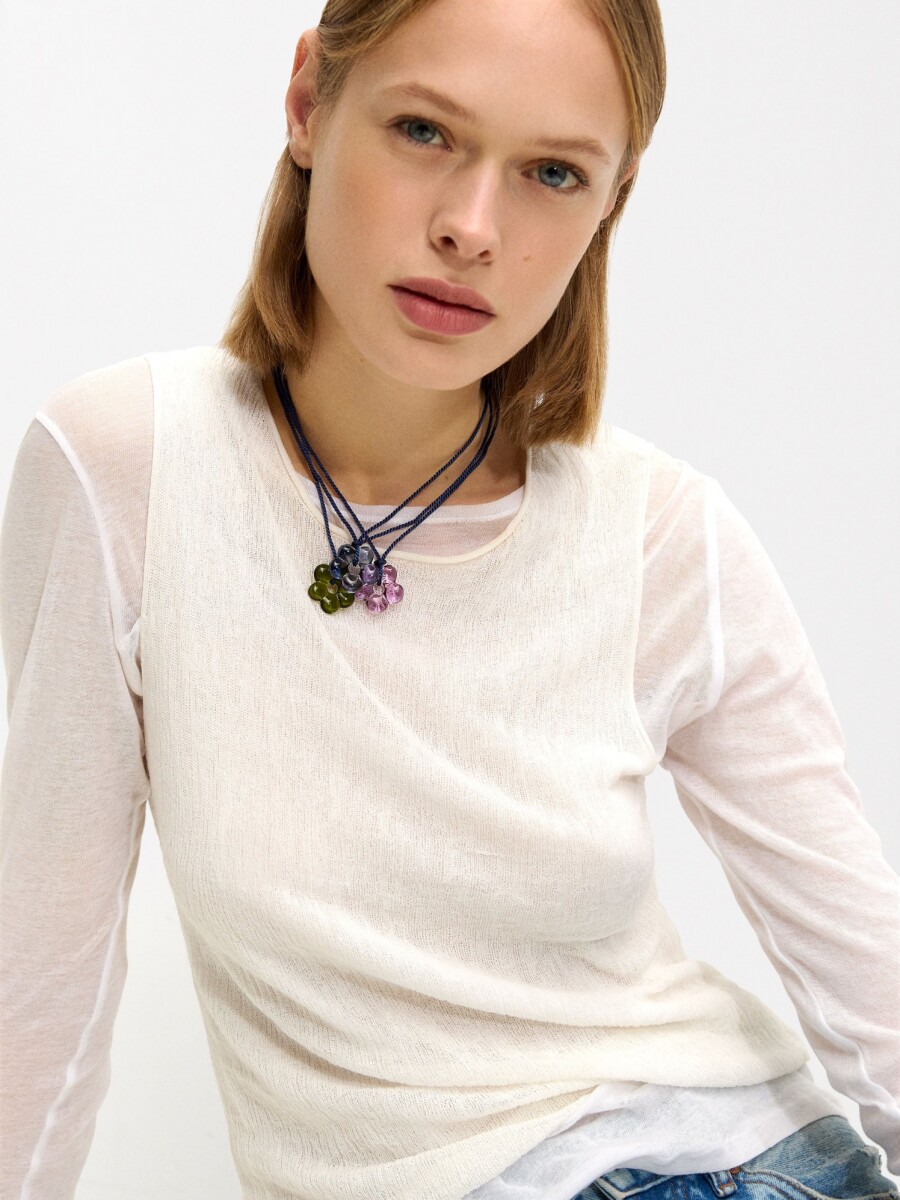 Set De Collares Flores Multicolor multicolor