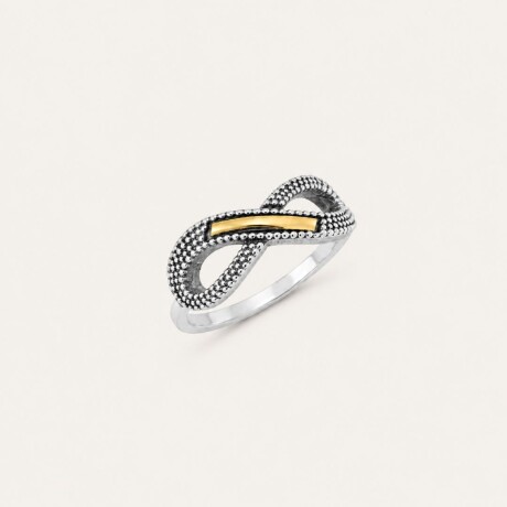Anillo Infinito - Plata y Oro Anillo Infinito - Plata y Oro