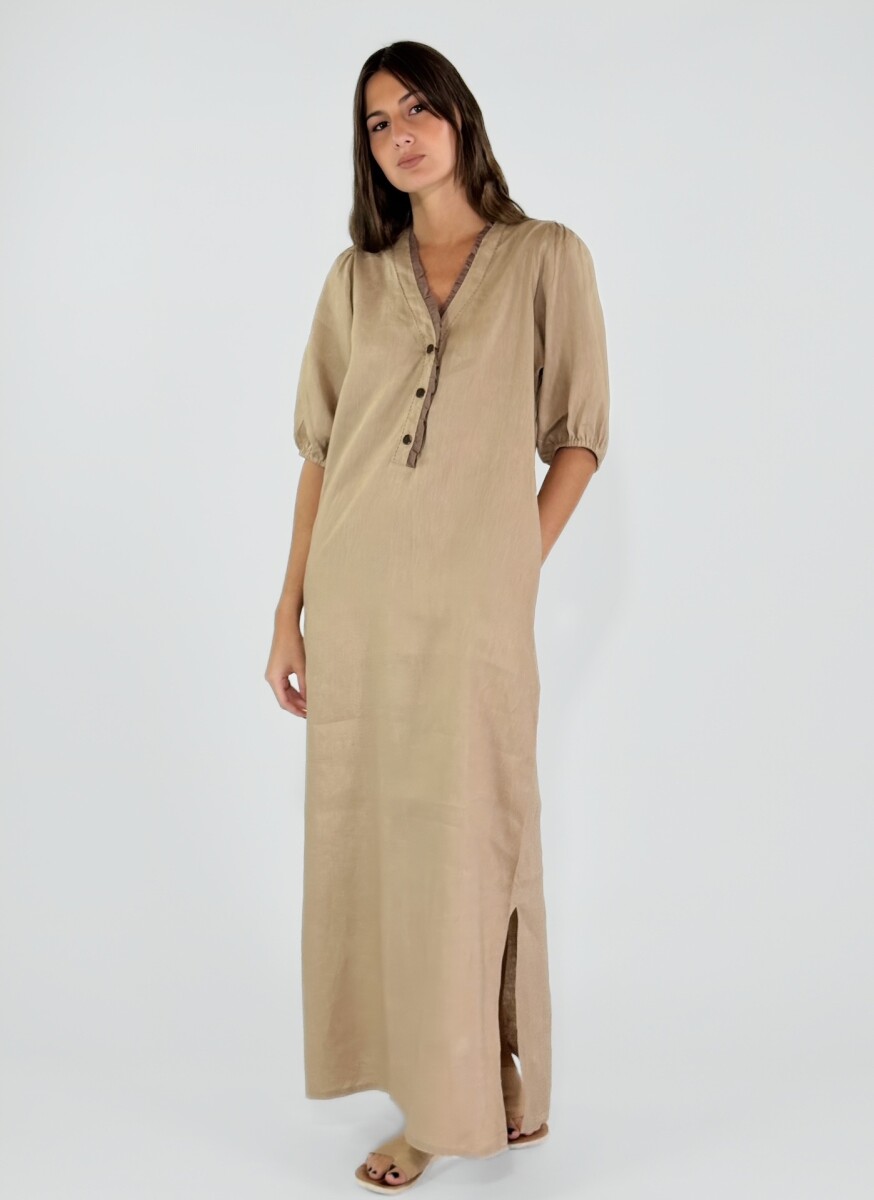 VESTIDO ISADORA - BEIGE 