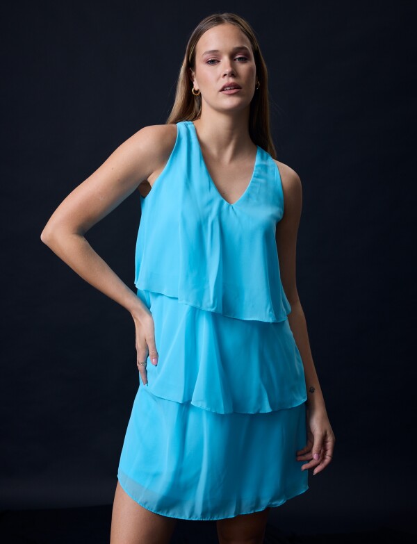 Vestido Capas CELESTE