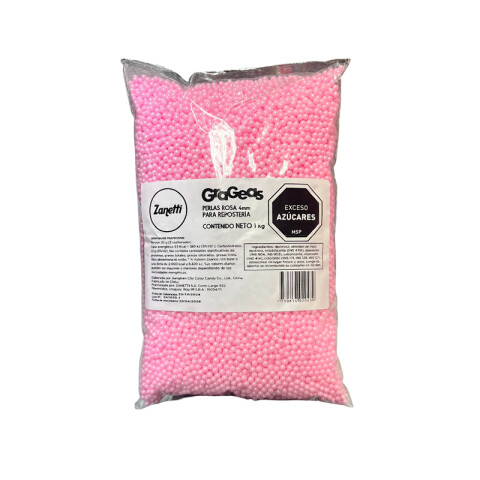 Perlas 4 mm Rosa 1 Kg Perlas 4 mm Rosa 1 Kg