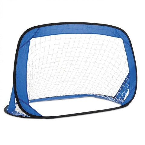 Arco Futbol Plegable Infantil Tela Oxford Facil Armado Niños Variante Color Azul