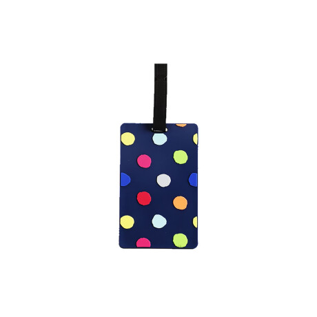 Identificador de valija modelo varios Puntitos Multicolor